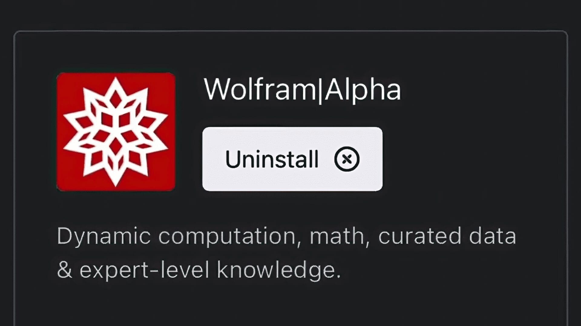 Wolfram Alpha ChatGPT