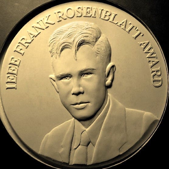 IEEE Awards/Provided
A scan of the IEEE Rosenblatt Award medal.