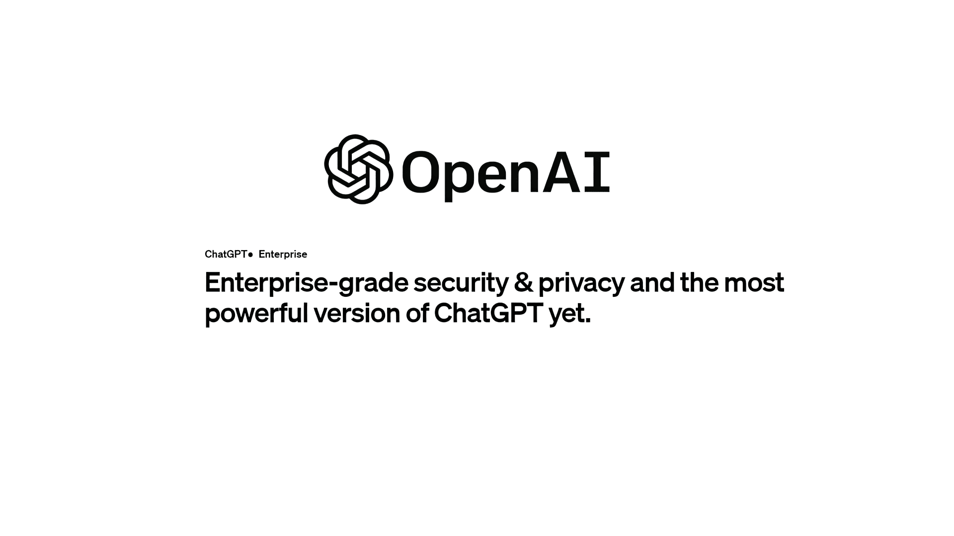 ChatGPT Enterprise